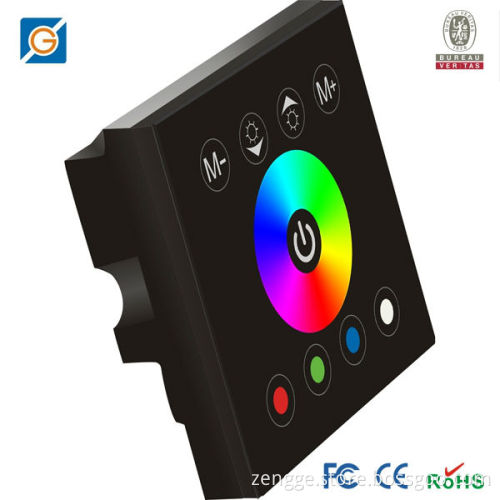 touch led RGBW controller wall mount led controller panel